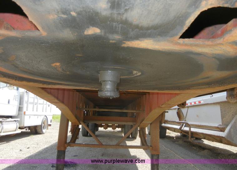 image for item 2217 1997 Talbert 48' flat bed semi trailer