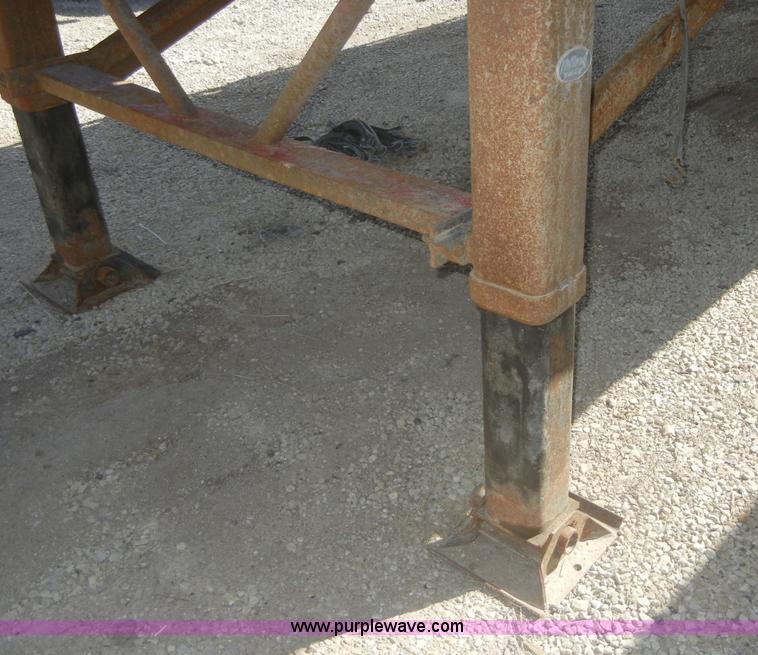 image for item 2217 1997 Talbert 48' flat bed semi trailer