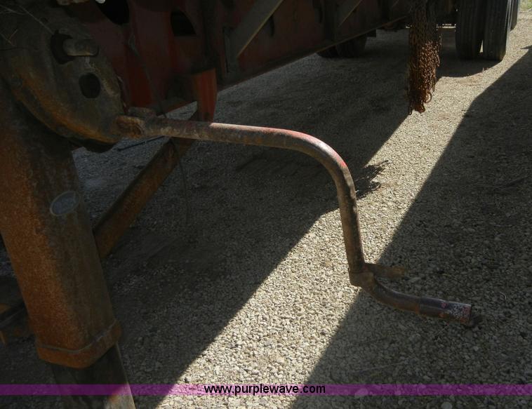 image for item 2217 1997 Talbert 48' flat bed semi trailer