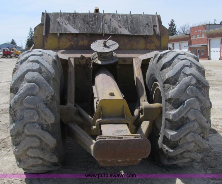 image for item 4144 1976 Caterpillar D6C dozer with towed scraper