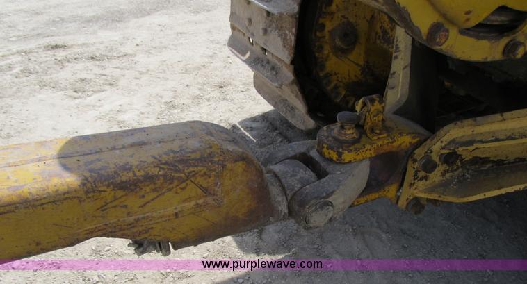 image for item 4144 1976 Caterpillar D6C dozer with towed scraper