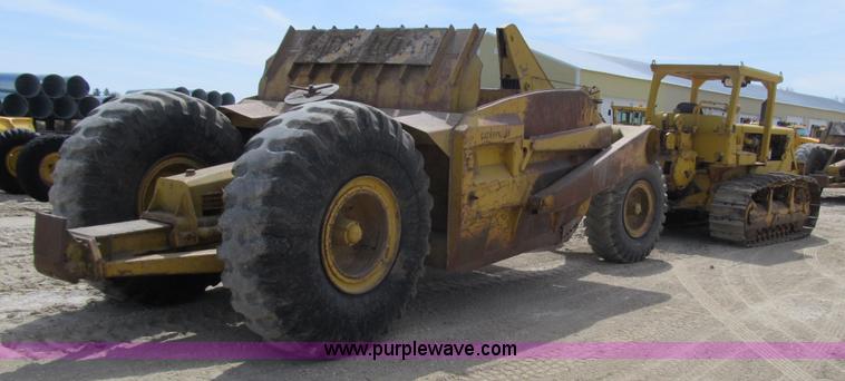 image for item 4145 1971 Caterpillar D6C dozer with towed scraper