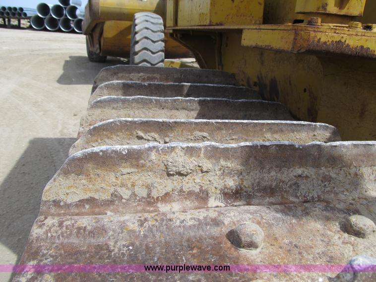 image for item 4145 1971 Caterpillar D6C dozer with towed scraper