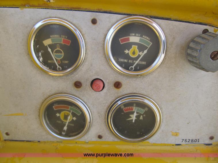 image for item 4145 1971 Caterpillar D6C dozer with towed scraper