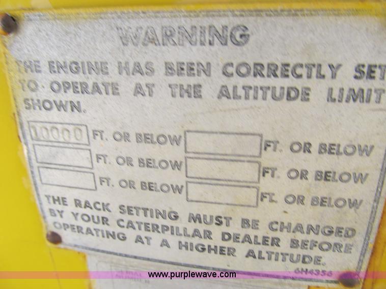 image for item 4145 1971 Caterpillar D6C dozer with towed scraper