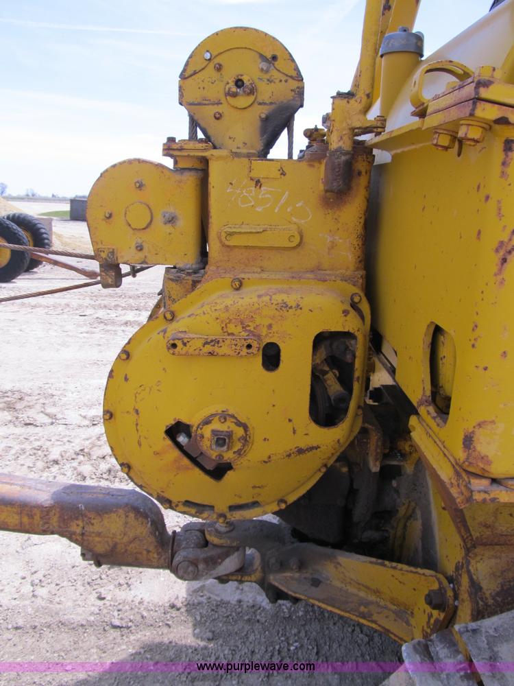 image for item 4145 1971 Caterpillar D6C dozer with towed scraper