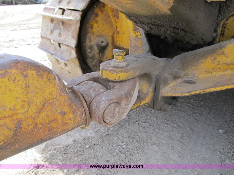 image for item 4145 1971 Caterpillar D6C dozer with towed scraper
