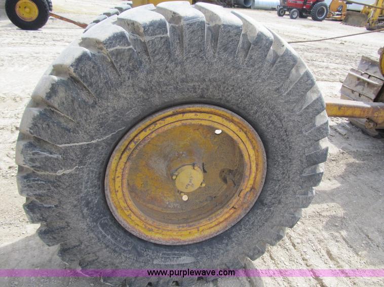 image for item 4145 1971 Caterpillar D6C dozer with towed scraper