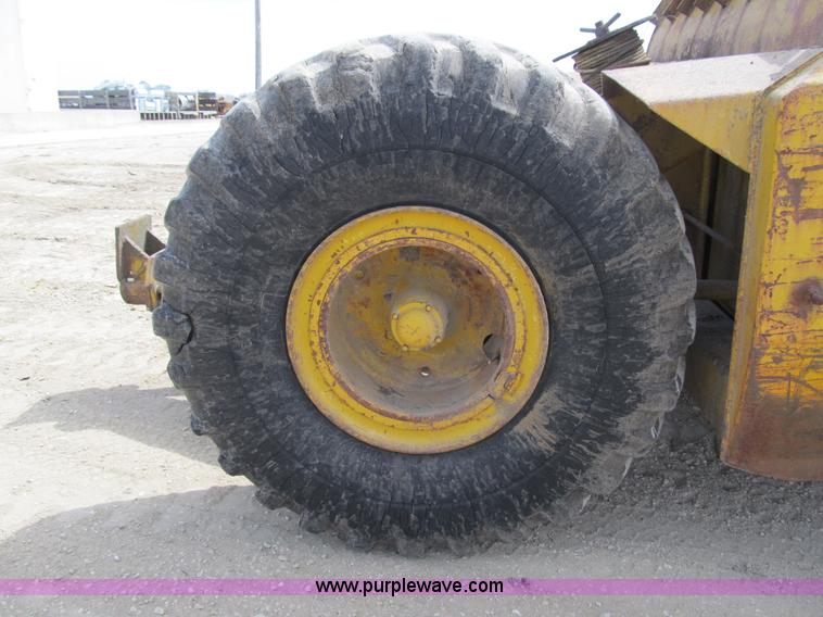 image for item 4145 1971 Caterpillar D6C dozer with towed scraper