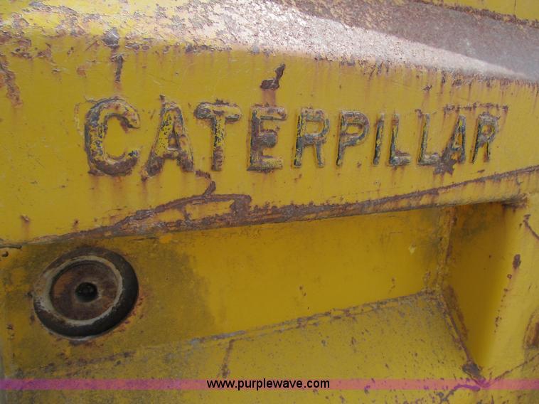 image for item 4145 1971 Caterpillar D6C dozer with towed scraper