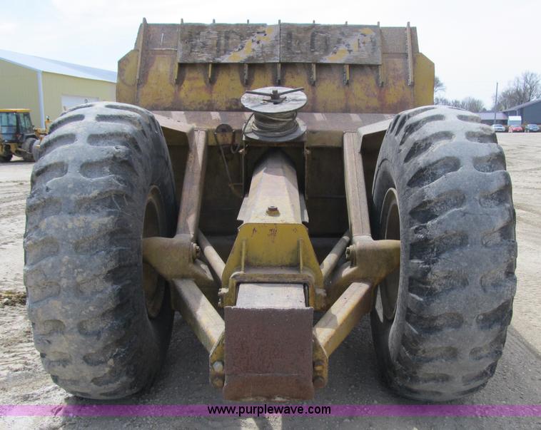 image for item 4145 1971 Caterpillar D6C dozer with towed scraper