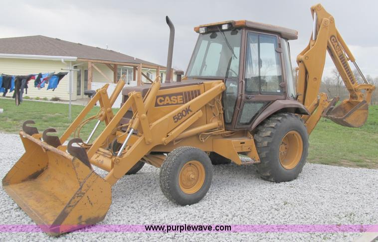image for item 4146 1989 Case 580K backhoe