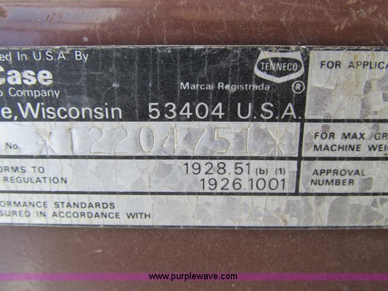 image for item 4146 1989 Case 580K backhoe