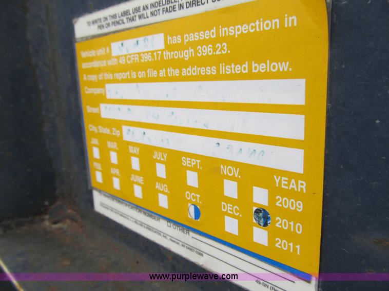 image for item 4147 1999 Trailerman ZT flatbed goose neck trailer