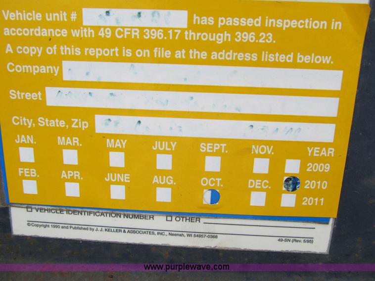 image for item 4147 1999 Trailerman ZT flatbed goose neck trailer