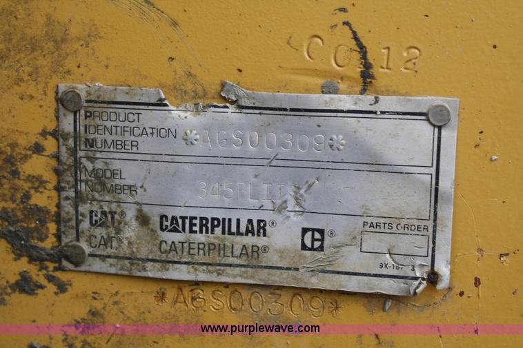 image for item 4877 1998 Caterpillar 345BL Series II hydraulic excavator