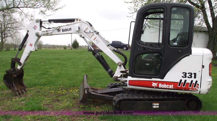 image for item 5432 2008 Bobcat 331G compact excavator