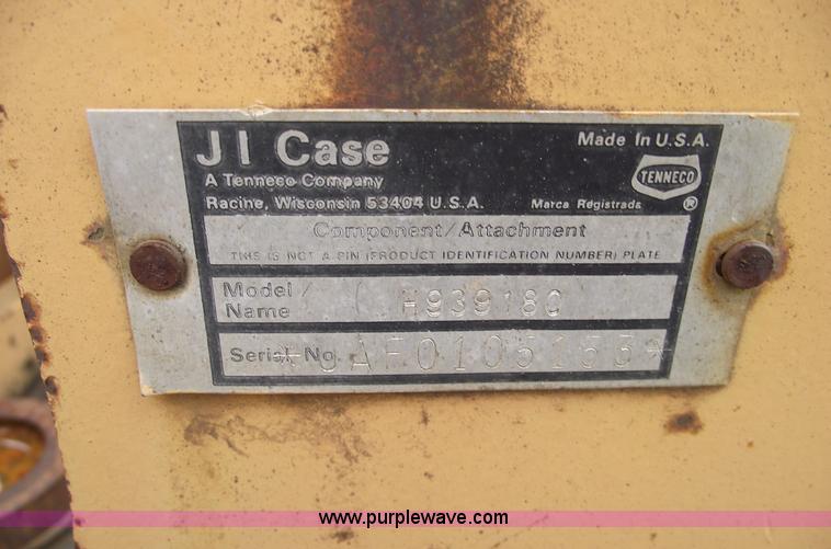 image for item 5437 Case 660 hoe and offset cable plow