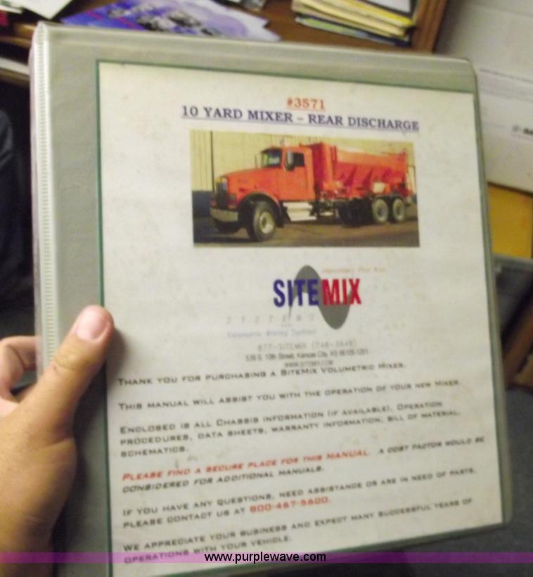 image for item 5507 2001 SiteMix Redi-Mix volumetric mixer