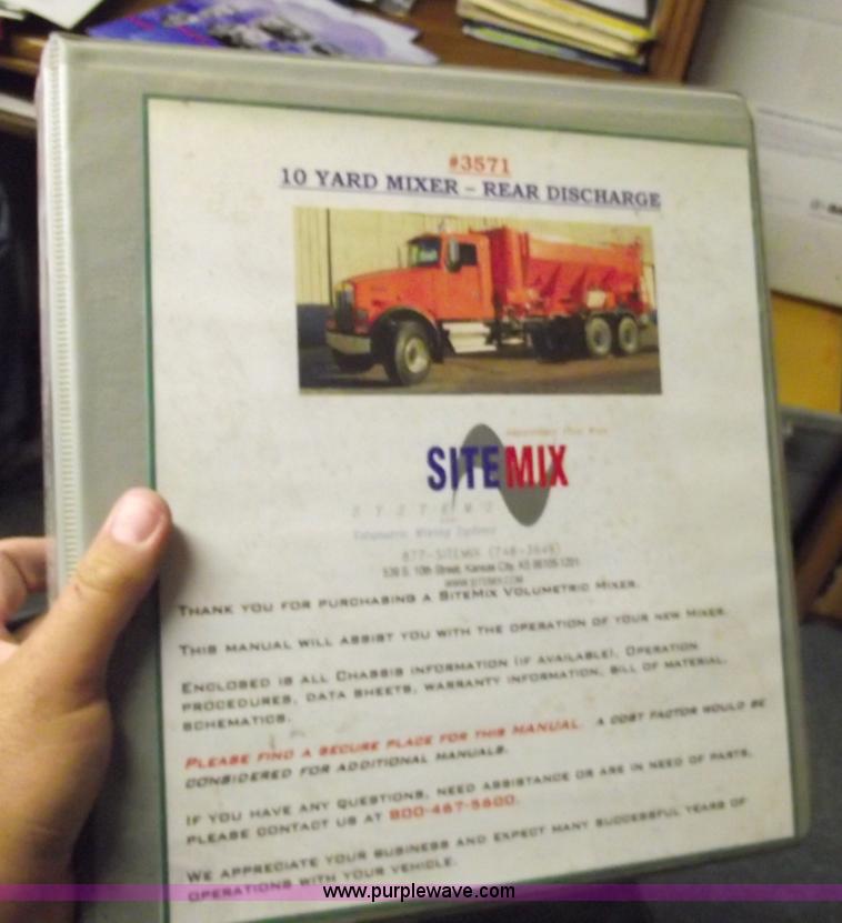 image for item 5508 2001 SiteMix Redi-Mix volumetric mixer