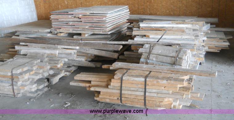 image for item 7870 Plywood/lumber used for making forms