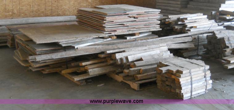 image for item 7870 Plywood/lumber used for making forms