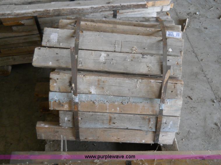 image for item 7870 Plywood/lumber used for making forms