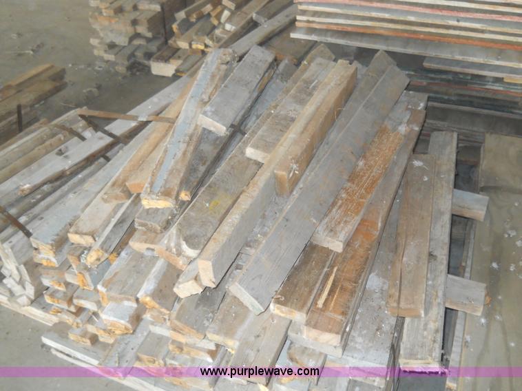 image for item 7870 Plywood/lumber used for making forms