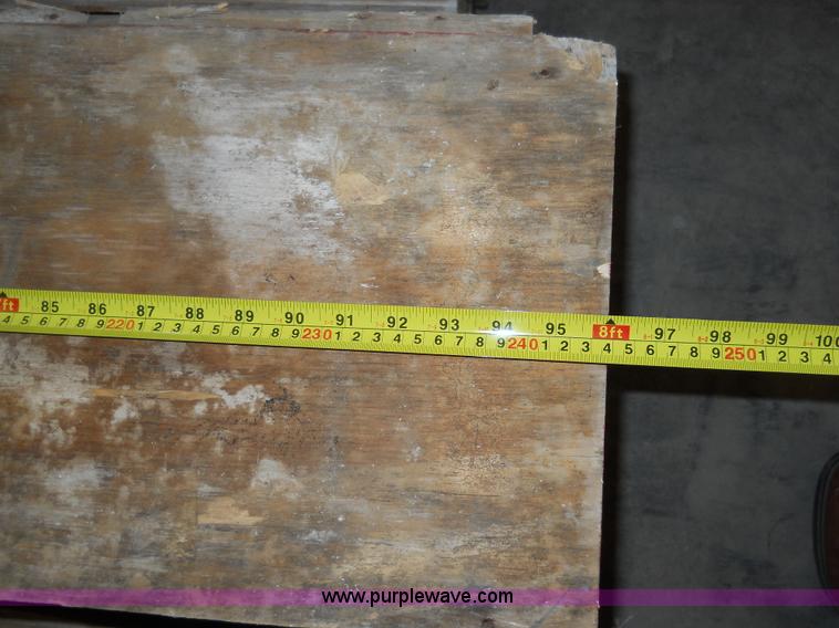 image for item 7870 Plywood/lumber used for making forms