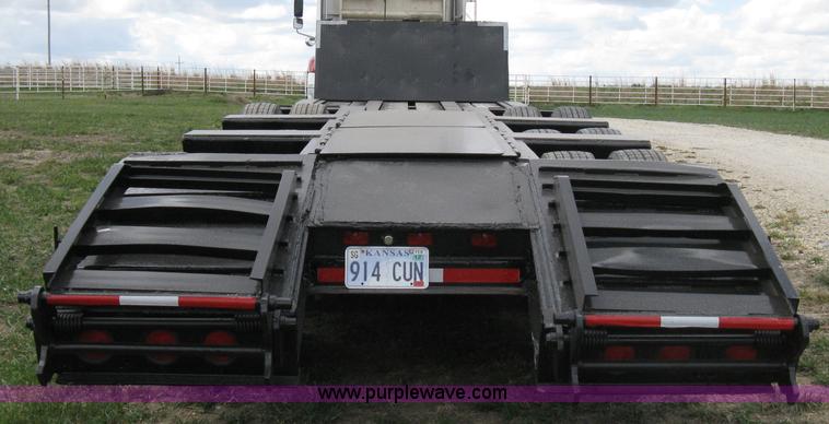 image for item 8052 1981 Hyster Low Boy triple axle trailer