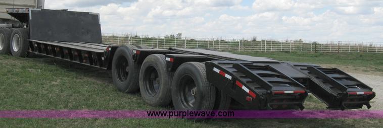 image for item 8052 1981 Hyster Low Boy triple axle trailer