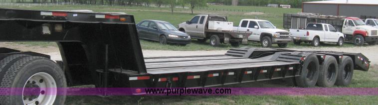 image for item 8052 1981 Hyster Low Boy triple axle trailer