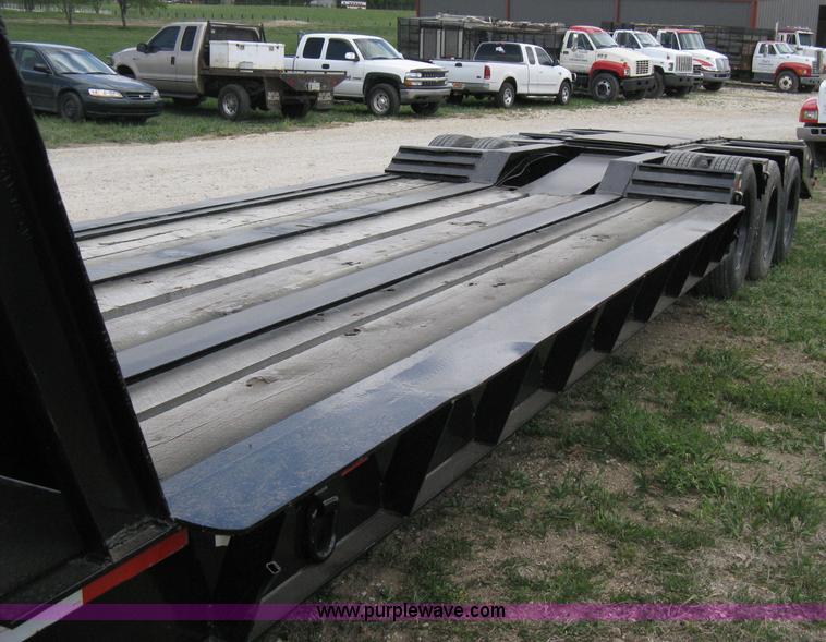 image for item 8052 1981 Hyster Low Boy triple axle trailer