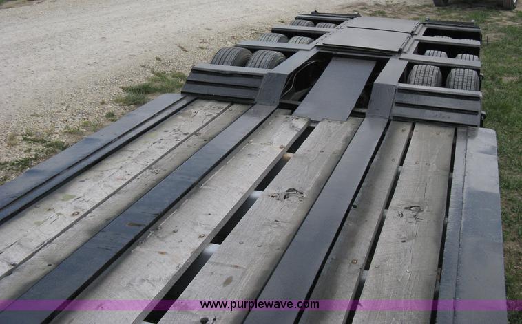 image for item 8052 1981 Hyster Low Boy triple axle trailer