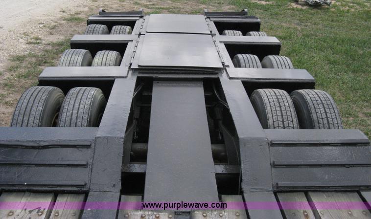 image for item 8052 1981 Hyster Low Boy triple axle trailer