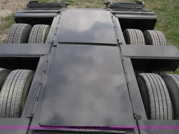 image for item 8052 1981 Hyster Low Boy triple axle trailer