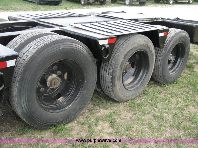 image for item 8052 1981 Hyster Low Boy triple axle trailer