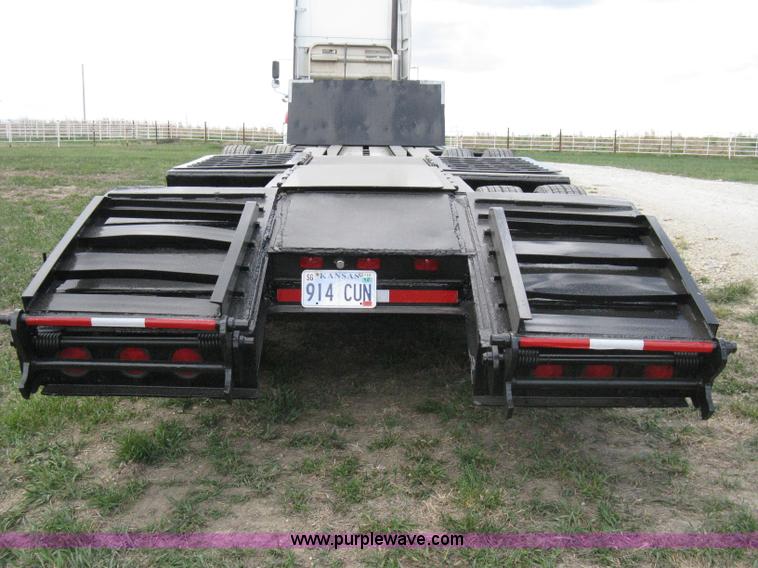 image for item 8052 1981 Hyster Low Boy triple axle trailer