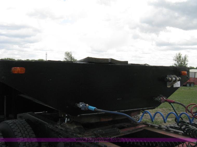 image for item 8052 1981 Hyster Low Boy triple axle trailer