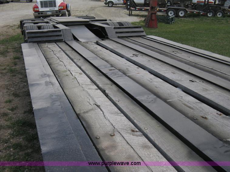 image for item 8052 1981 Hyster Low Boy triple axle trailer