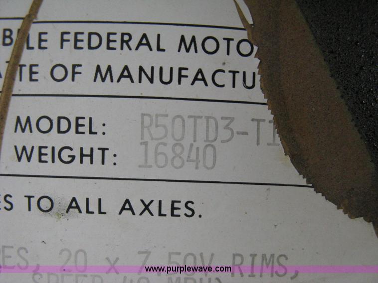 image for item 8052 1981 Hyster Low Boy triple axle trailer