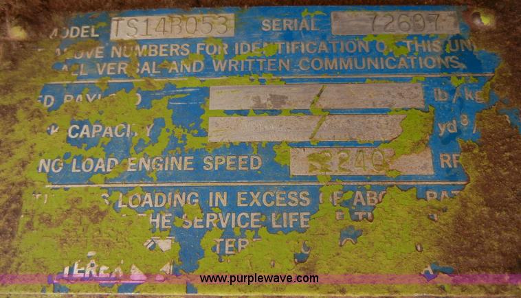 image for item 8528 1980 Terex TS-14 B scraper