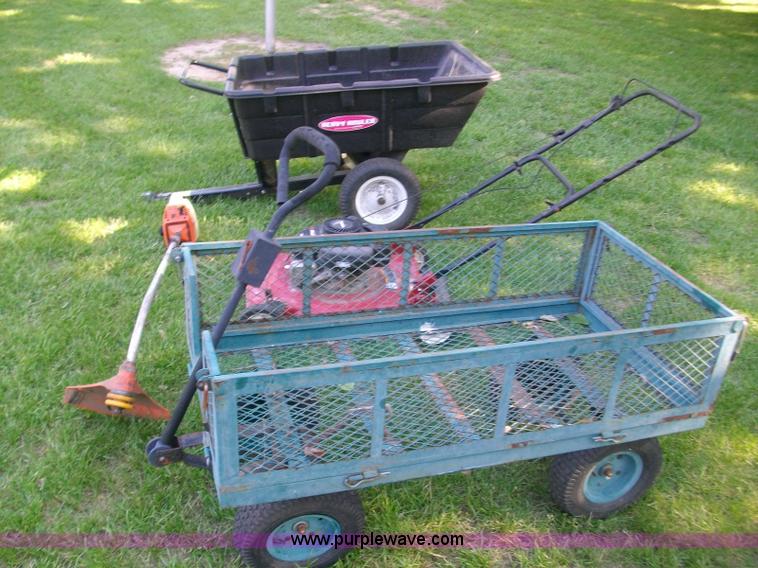 Assorted yard equipment in Wamego, KS Item 1012 sold Purple Wave