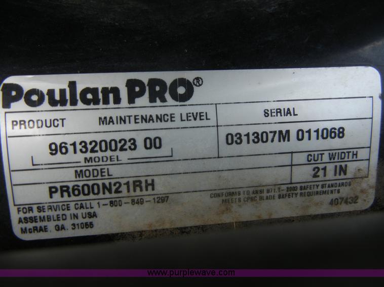 image for item 2230 Poulan Pro lawn tractor