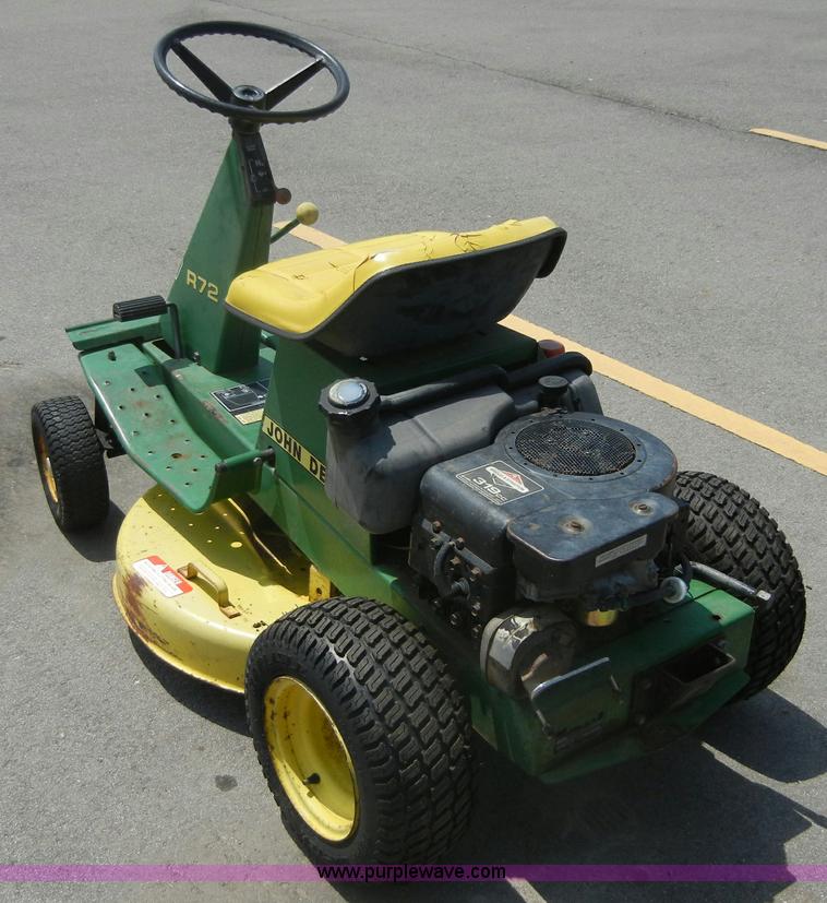 image for item 2231 John Deere R72 riding mower