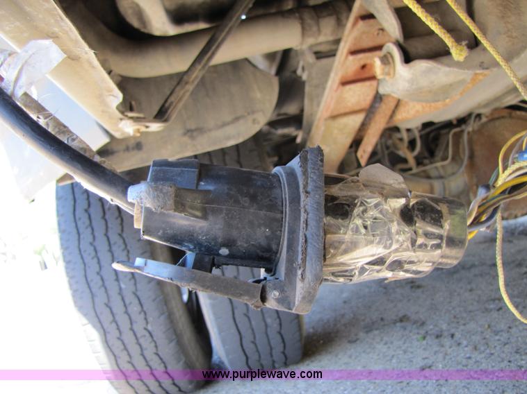 image for item 3457 2002 Load Trail 40' goose neck flatbed trailer