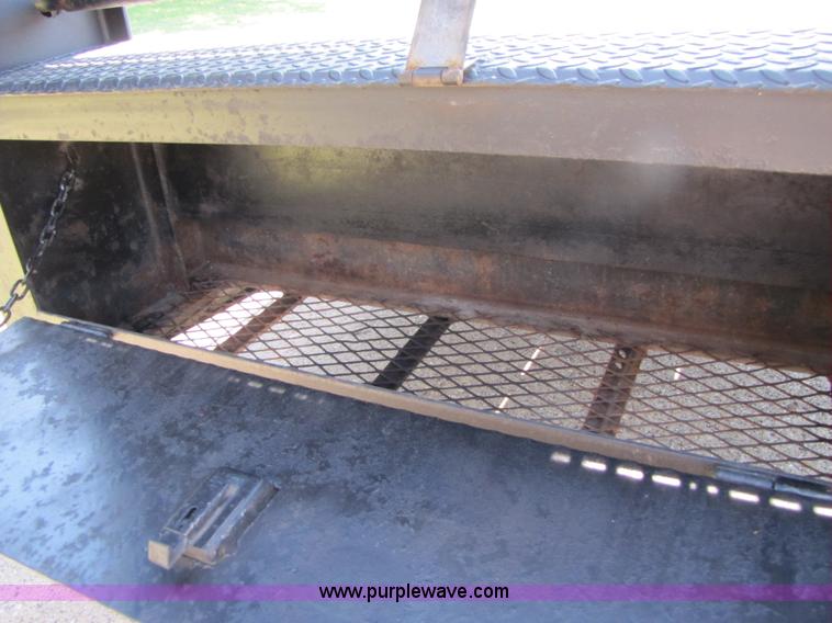 image for item 3457 2002 Load Trail 40' goose neck flatbed trailer