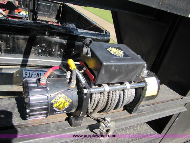 image for item 3457 2002 Load Trail 40' goose neck flatbed trailer