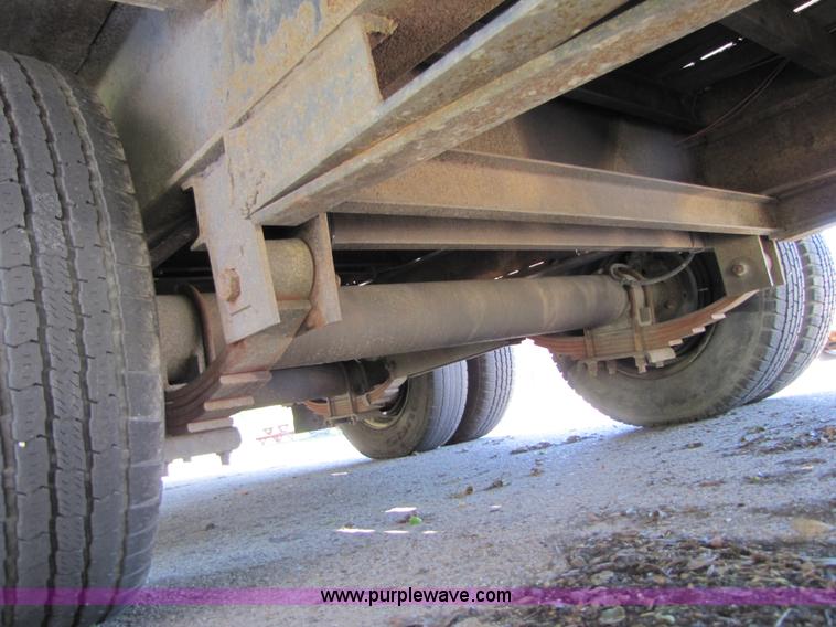 image for item 3457 2002 Load Trail 40' goose neck flatbed trailer