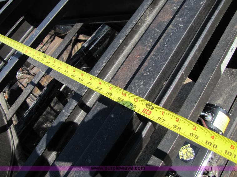 image for item 3457 2002 Load Trail 40' goose neck flatbed trailer